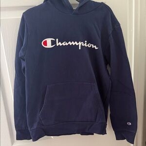 Champion Dark Blue Pullover Hoodie